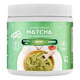 Matcha Japonés Orgánico Con Adaptógenos 180g en Polvo Té Verde Antioxidantes Sin Azúcar