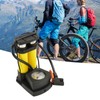 Double Barrel Foot Pump Fast Efficient Multifunction Portable Bike Floor