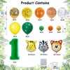 Jwssor Jungle 1st Birthday,Wild One Birthday Decoration,Jungle Balloons 1st Birthday,One