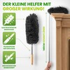 BAMBUA Telescopic Duster - Effective Dust Catcher with Special Microfibre