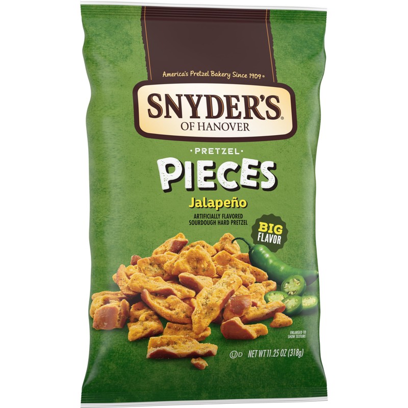 Snyder's of Hanover Jalapeño Flavored Pretzel Pieces, 11.25 Oz