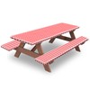 KENOBEE 6ft Picnic Table and Bench Cover, Camping Essentials RV