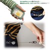 prendre PR-REEL07 Key Reel, Black, Carabiner, Compact, Lightweight, Key Ring,