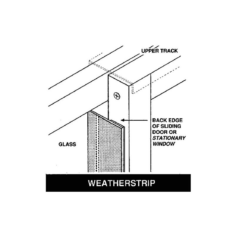 Sliding Glass Door Draft Stopper | Energy-Efficient Weatherstripping for Sliding