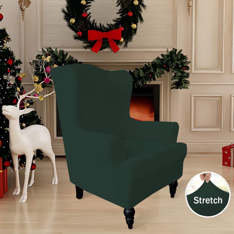 Easy-Going Stretch Wingback Chair Sofa Slipcover 1-Piece Sofa Cover Furniture