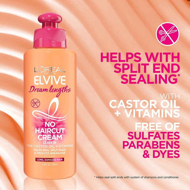 L'Oreal Paris Elvive Dream Lengths No Haircut Cream Leave In