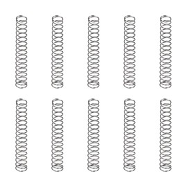DTGN 0.5x6x40mm(DxODxL) Compression Spring - 10Pack - Good for Machinery - Spring Steel Extension Spring - Gray