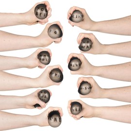 1 Magic Fortune Answering Black Ball Question Toy - Fortune Telling Toy - Classic Fun Predictor Toy - Answers Questions Stress Ball