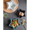 WAIT FLY Ceramic Star-Shaped Salad and Dessert Bowl - 2-in-1