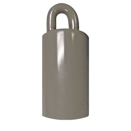 Eder Flag Flagpole Counterweight for Internal Halyard 3-1/2Lb Silver