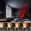 Projection Alarm Clock, Digital Display Alarm Clock 8.1 Inch RGB,