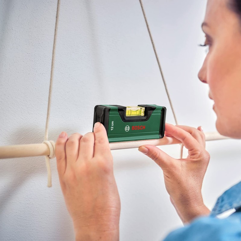 Bosch Spirit Level 12 cm (Compact Mini Level; Precise Alignment