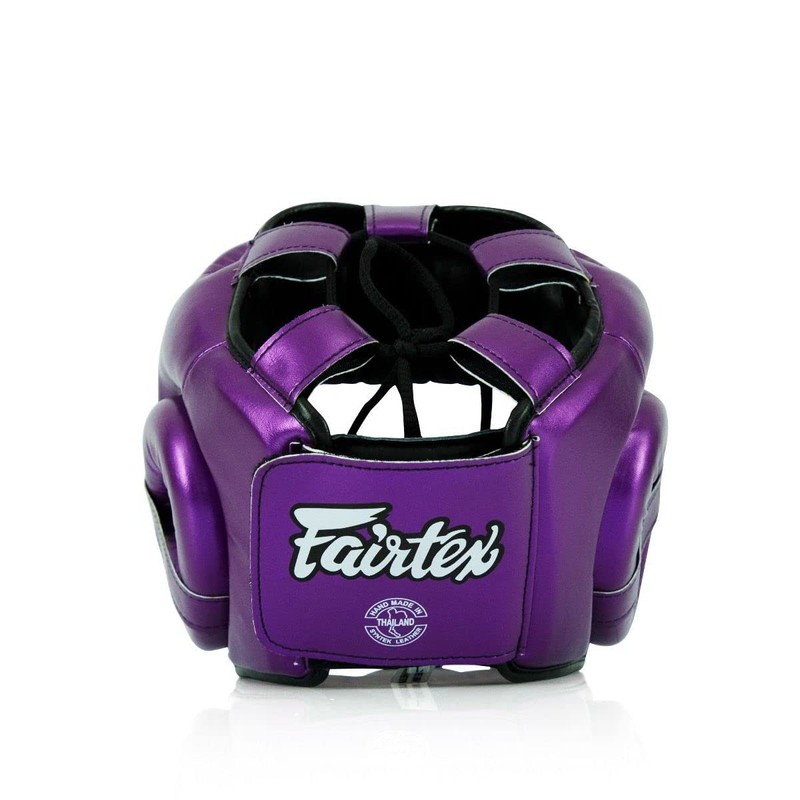 Fairtex HG17 Pro Sparring Headgear (Purple, XLarge)