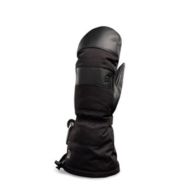 CHOPPER MILL Adult Mountain Mittens for Skiing, Snowboarding, Sledding, Insulated with Extra Long Cuff to Keep Hands Warm in Winter, Midnight, Size 8