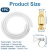Scraper Hose, Set 4 mm Brass Coupling 2 Metre Hose
