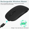 UrbanX - mouse Bluetooth, color negro medianoche, agradable a la