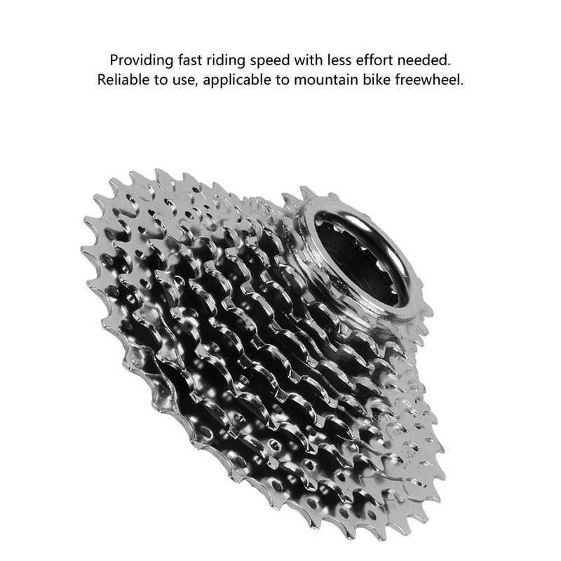 Bicycle Cassette Cog, Hard Chrome Bike Freewheel,(10 speed-11T)