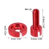 X AUTOHAUX 4 Pcs M8 Brake Clutch Cable Line Adjuster