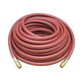 Reelcraft S601035-75 Low Pressure Air/Water Hose Assembly, 1/2" x 75', 300 Psi, 1/2" x 1/2 NPTF(M), 0.75 OD, PVC Nylon