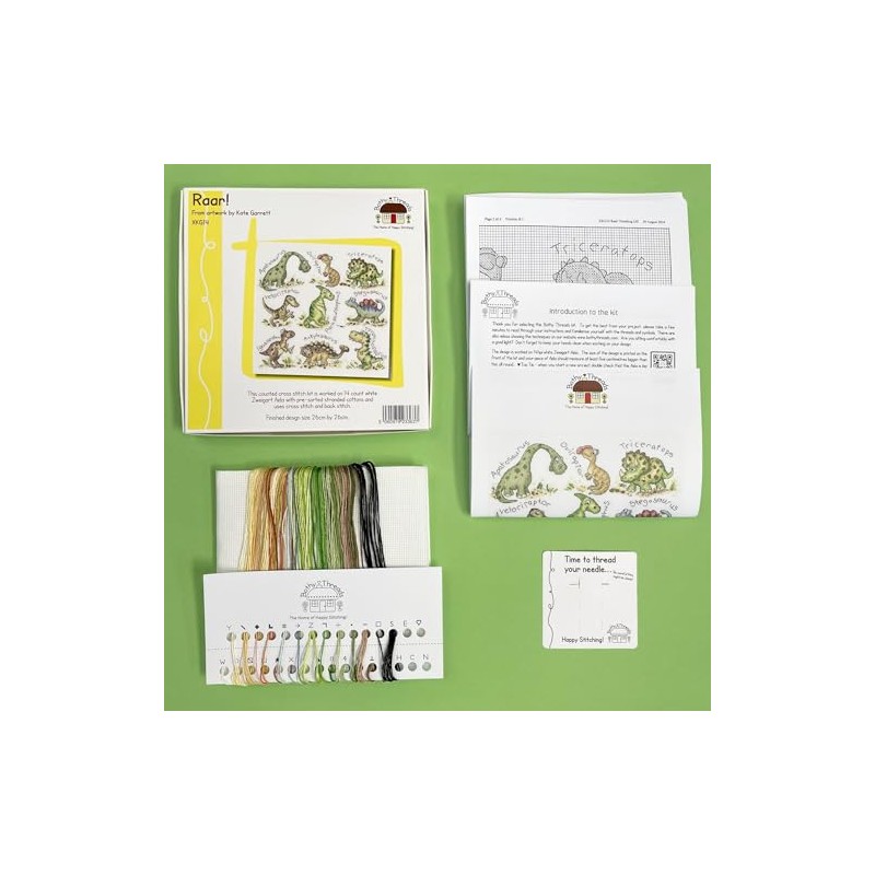Bothy Threads Counted Cross Stitch Kit - Raar!