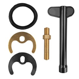 6 PCS Bifold Door Hardware Repair Kit, Bifold Door Hardware Repair Replacement Part, Includes Top Bottom Brackets, Top Bottom Pivots,Guide Wheel for Folding Pocket Door for Accordion Barn Folding Door
