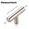 Ravinte 30 Pack Kitchen Cupboard Handles Brushed Nickel Wardrobe Handles