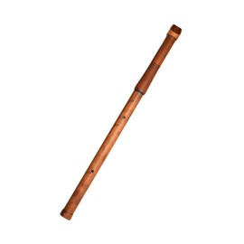 Wooden Whistle Key of F PFC-01 Great Sound Hand Carved Alto Version of the Ethnic Fipple Flute - Svirel Folk Wind Music Instrument Stabilized Wood Woodwind Handmade Brown