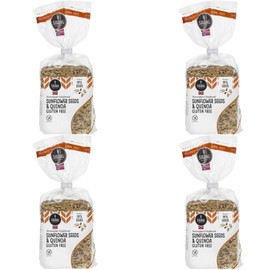 Sigdal Bakeri All Natural Norwegian Crispbread - Non GMO, Vegan, Sugar Free, High Fiber, Low Carbs, High Protein, Wholegrain Snack Crackers With Up To 46% Seeds (Gluten Free Quinoa, 4 Pack)