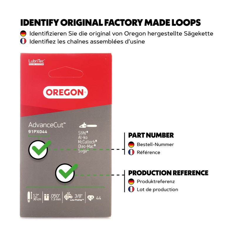 Oregon Chain 1.3 HM-STG, 91PX044E