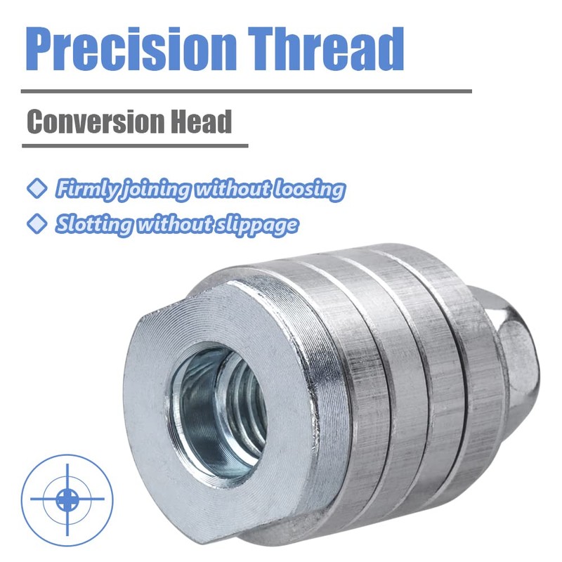 Mesee Angle Grinder to Grooving Machine Adapter, M14 Thread Quick