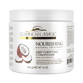 Dominican Magic Deep Fortifying Cond, Hot oil treatment 16oz w/Free Nail File