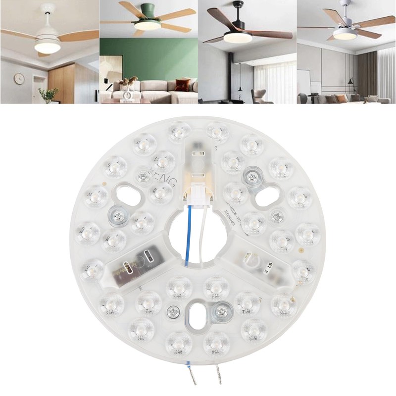 Cryfokt Led Ceiling Fan Light Retrofit Kit, Led Ceiling Fan