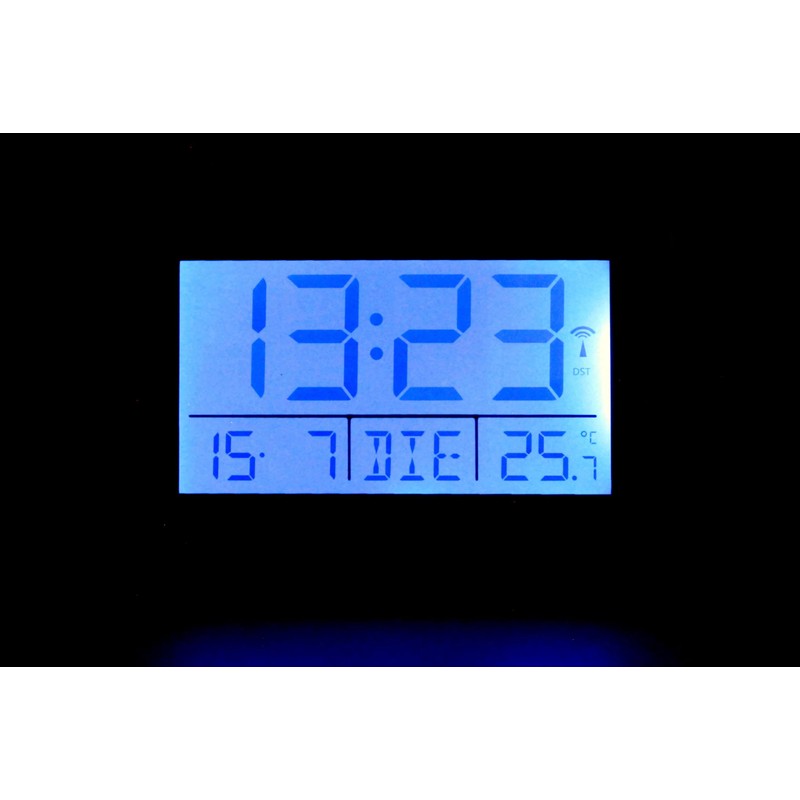 Atlanta Radio Alarm Clock Digital LCD Display Alarm Snooze Light