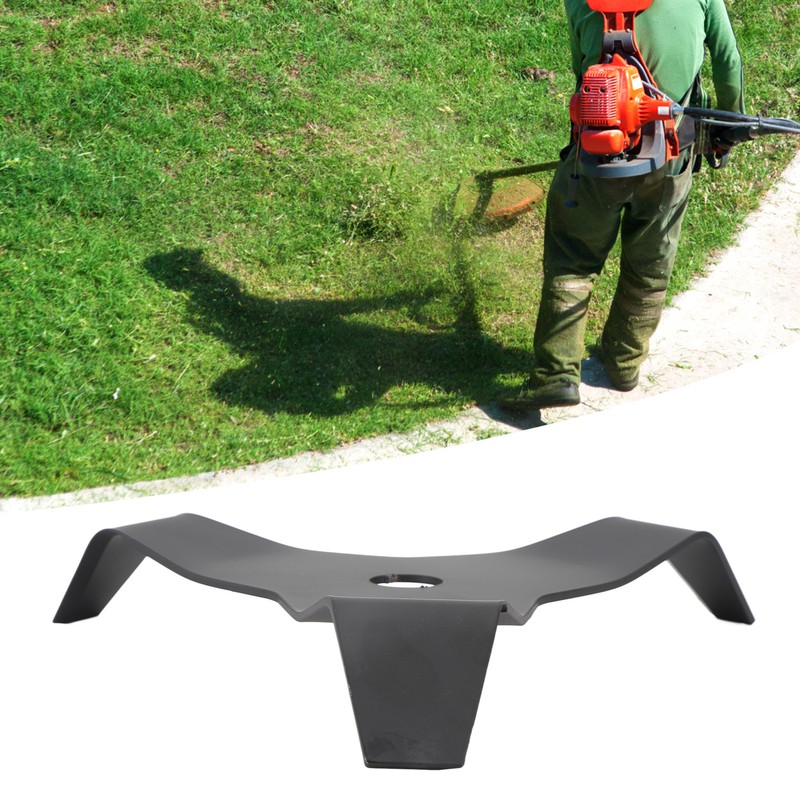 Black Weed Wacker Blades 3 Teeth Carbon Steel Brush Cutter