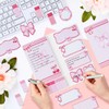Xqumoi Coquette Pink Bow Sticky Notes Set - I’m Just