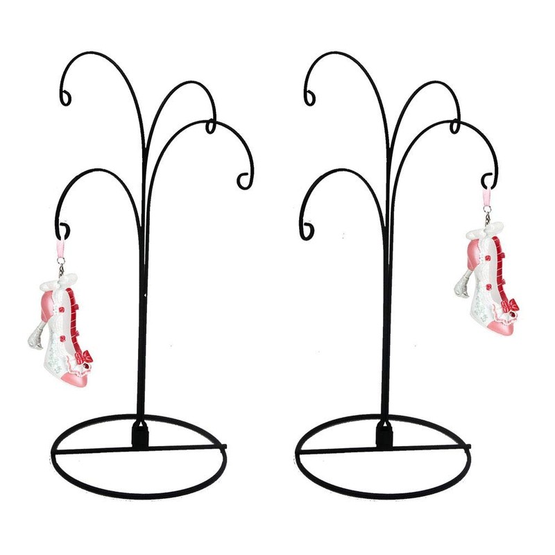 HOHIYA Ornament Display Stand Holder Christmas Hanger Hook Dog Cat