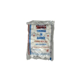 Algod?n Torundas 75g Dibar, Paquete con 2 Pz ? 100% Puro y Absorbente