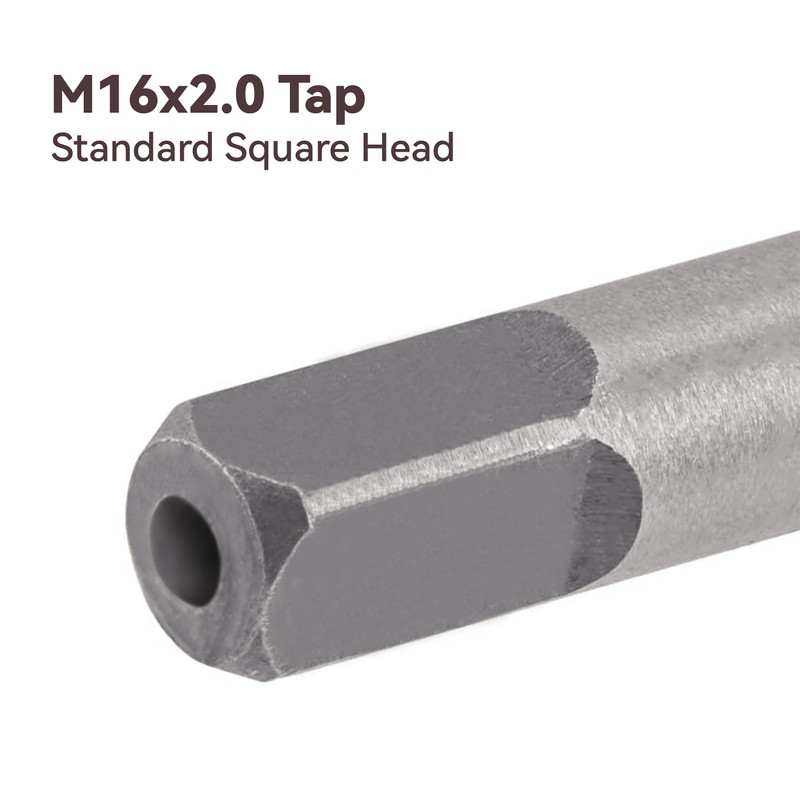 M16x2.0 Tap, M16 Metric Hand Thread Tap, HSS 6542 Right