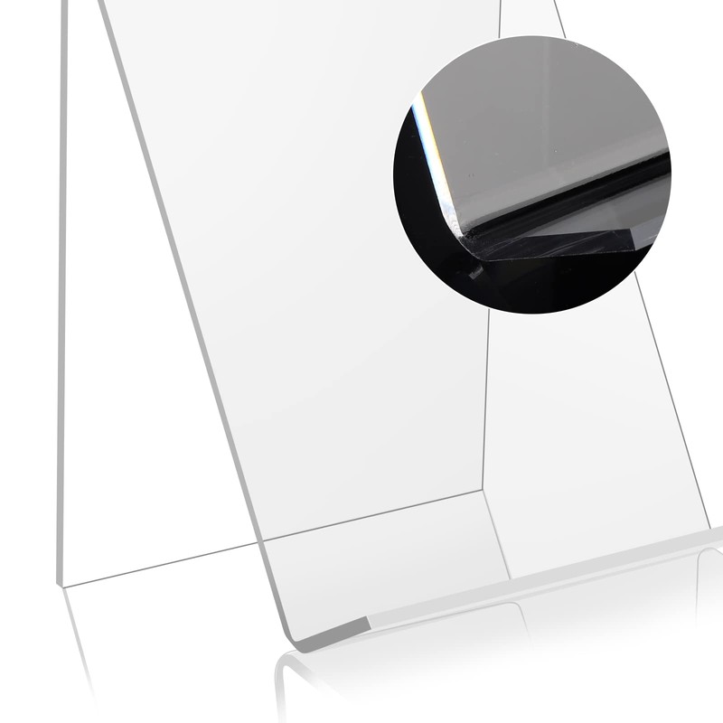 Transparent Table Stand, Pack of 10, Acrylic Book Stand, Multifunctional