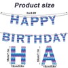 Happy birthday Banner, Pre-String Gaming Theme Birthday Party Hanging Decorations