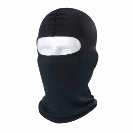Unbranded Balaclava Ski Masks Windproof Motorcycle Face Mask Tactical Hood for Men Women - Black-1