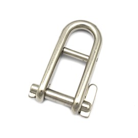 Key Shackle 5 mm with Removable Bar Stainless Steel A4 Shackle Straight Extra Long