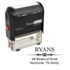 Custom Self-Inking Rubber Return Address Stamp - Design 1