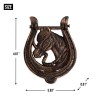 Accent Plus HORSESHOE DOOR KNOCKER CAST IRON