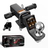 AUTMATCH Trailer Hitch Ball Mount with 2 Inch Hitch Ball