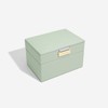 Stackers Sage Green Mini Jewellery Box - Set of 2