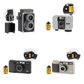 Ken Elephant Camera Miniature Collection x 4 Types Set, Full Comp Toy, Capsule Toy