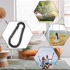 MIVIDE 100 Pack M4 Black Carabiner Clip Spring Snap Hook,