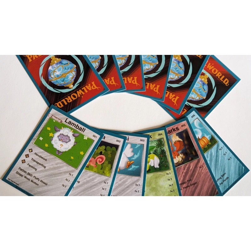 Palworld Trading Cards, Fan Art 6-Pack (2024)