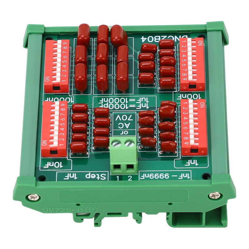1nF Step 4 Digit Decade Programmable Capacitor Board Polypropylene Film
